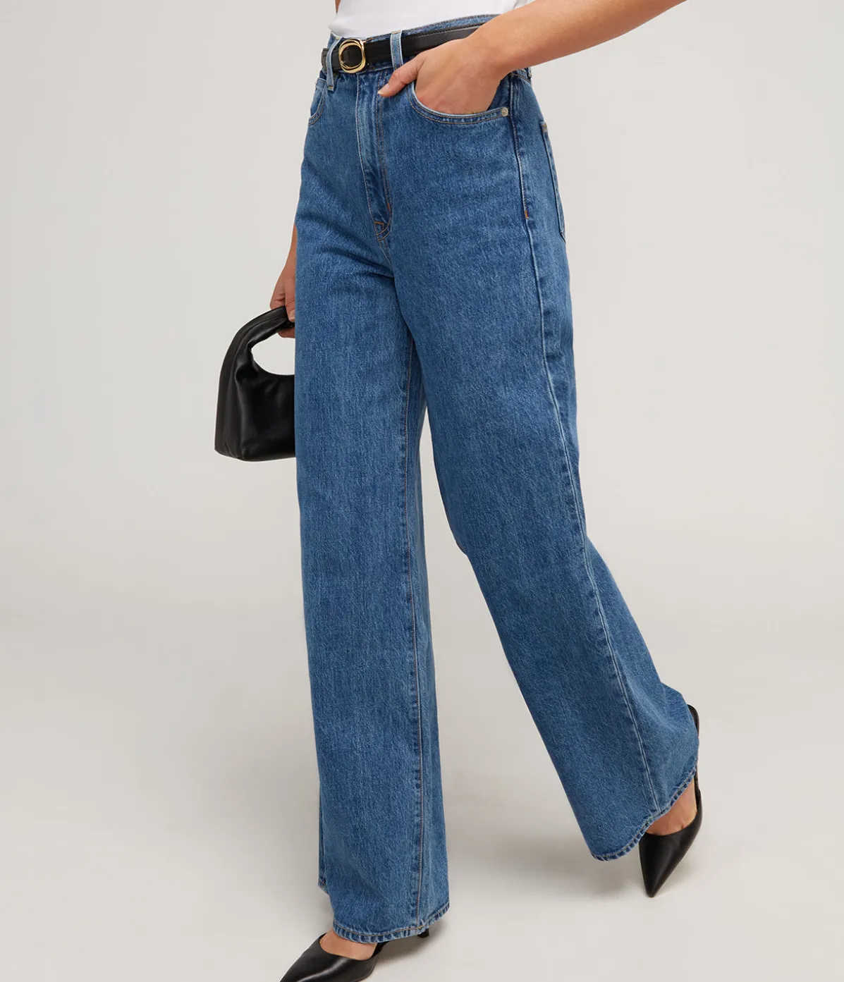 Eva Wide Tapered Leg In Sweet Memory
