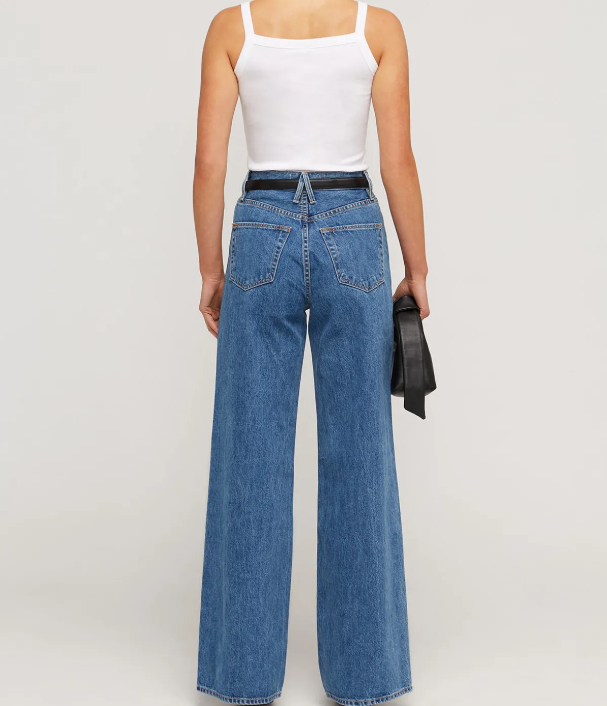 Eva Wide Tapered Leg In Sweet Memory
