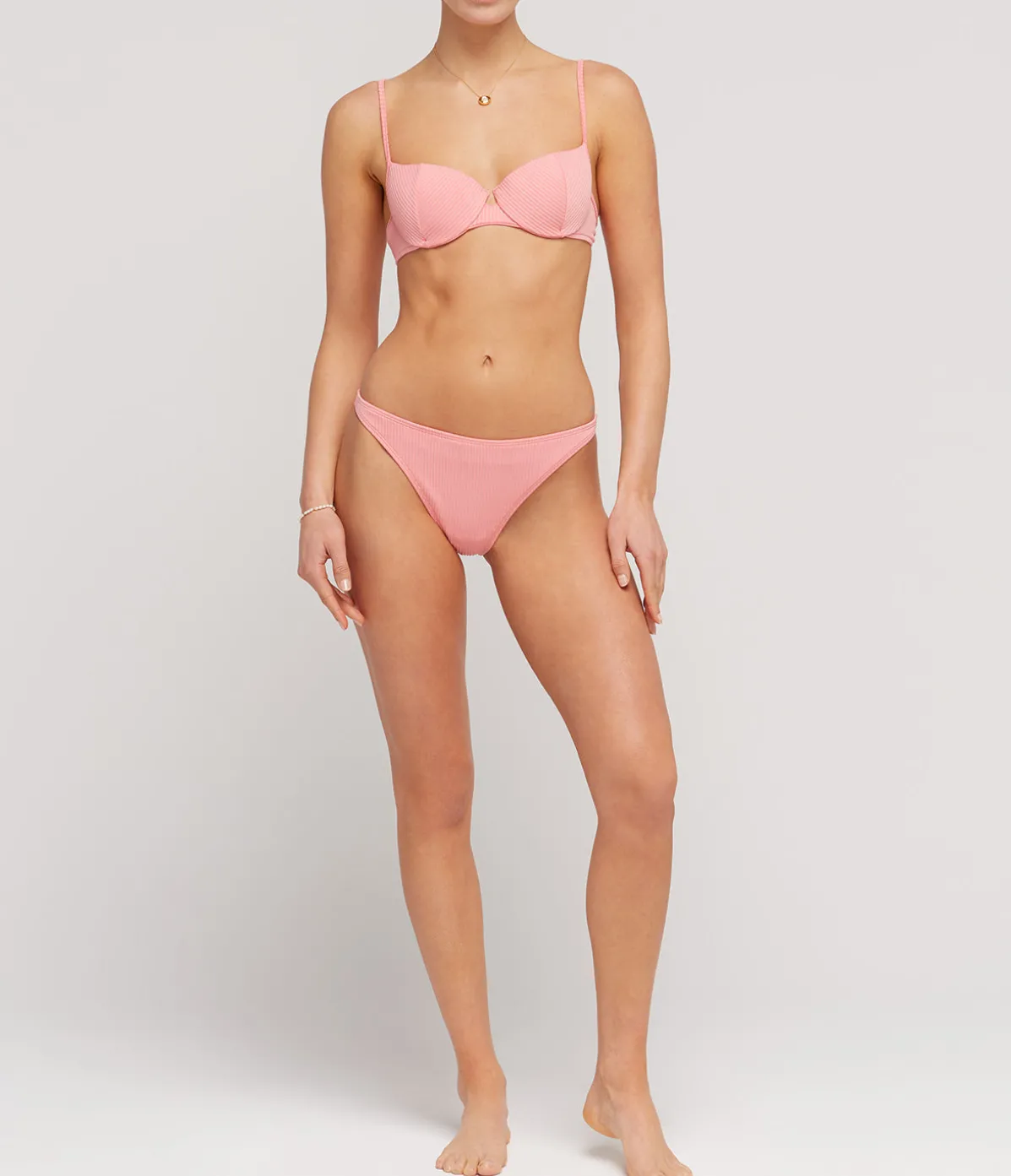 Fine Hi Line Pant In Petal