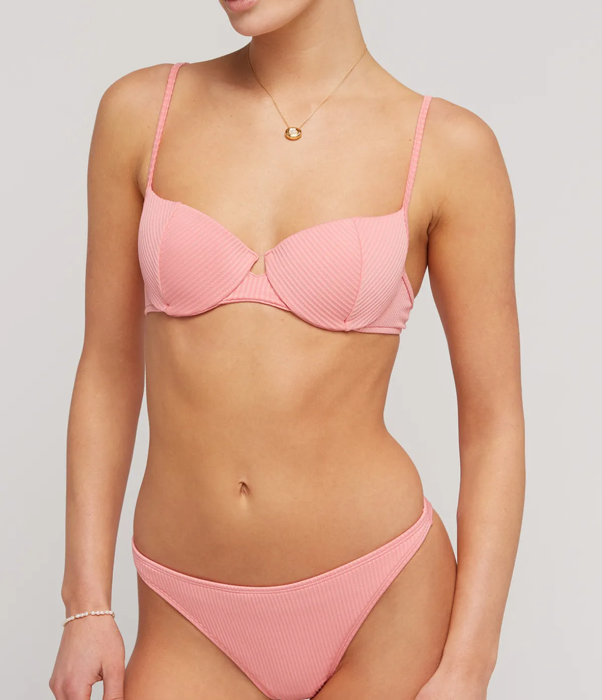 Fine Hi Line Pant In Petal