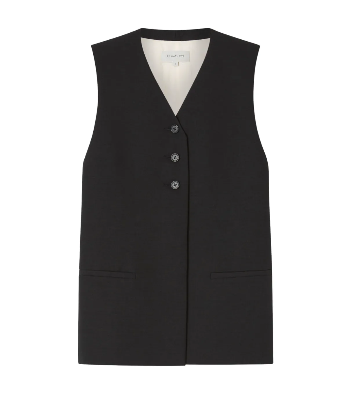 Fiore Vest In Black
