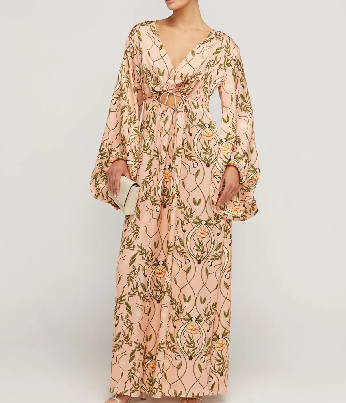 Francisca Kaftan Dress In Lunar