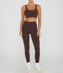 FreeSoft High Rise Legging In Coffee Bean