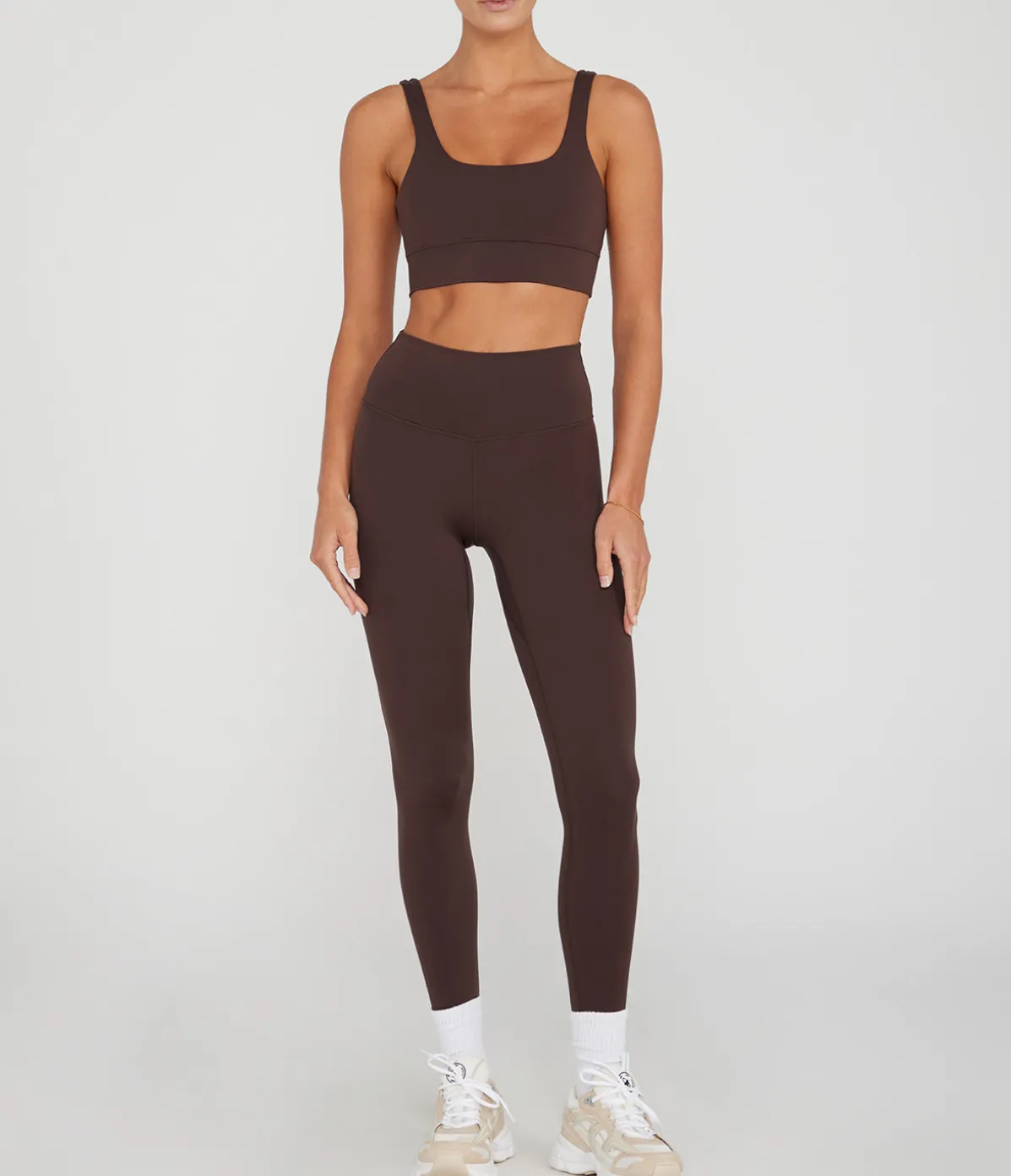 FreeSoft High Rise Legging In Coffee Bean