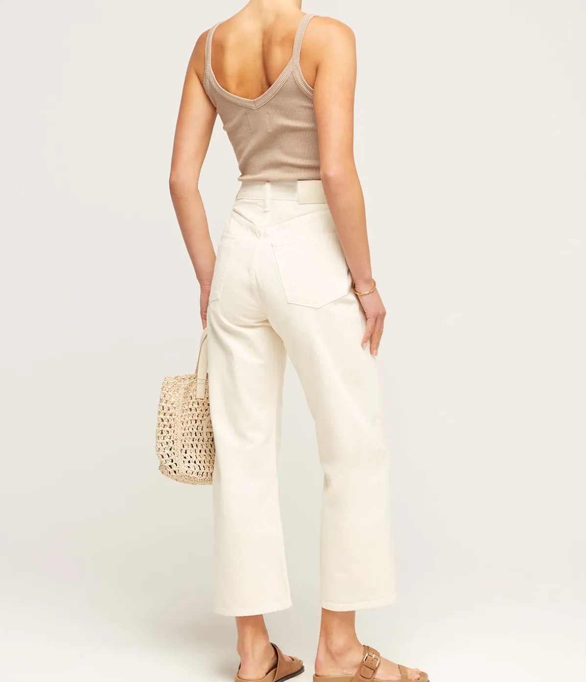 Gaucho Vintage Wide Leg In Cream