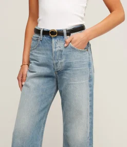 Gaucho Wide Leg Denim In Sodapop