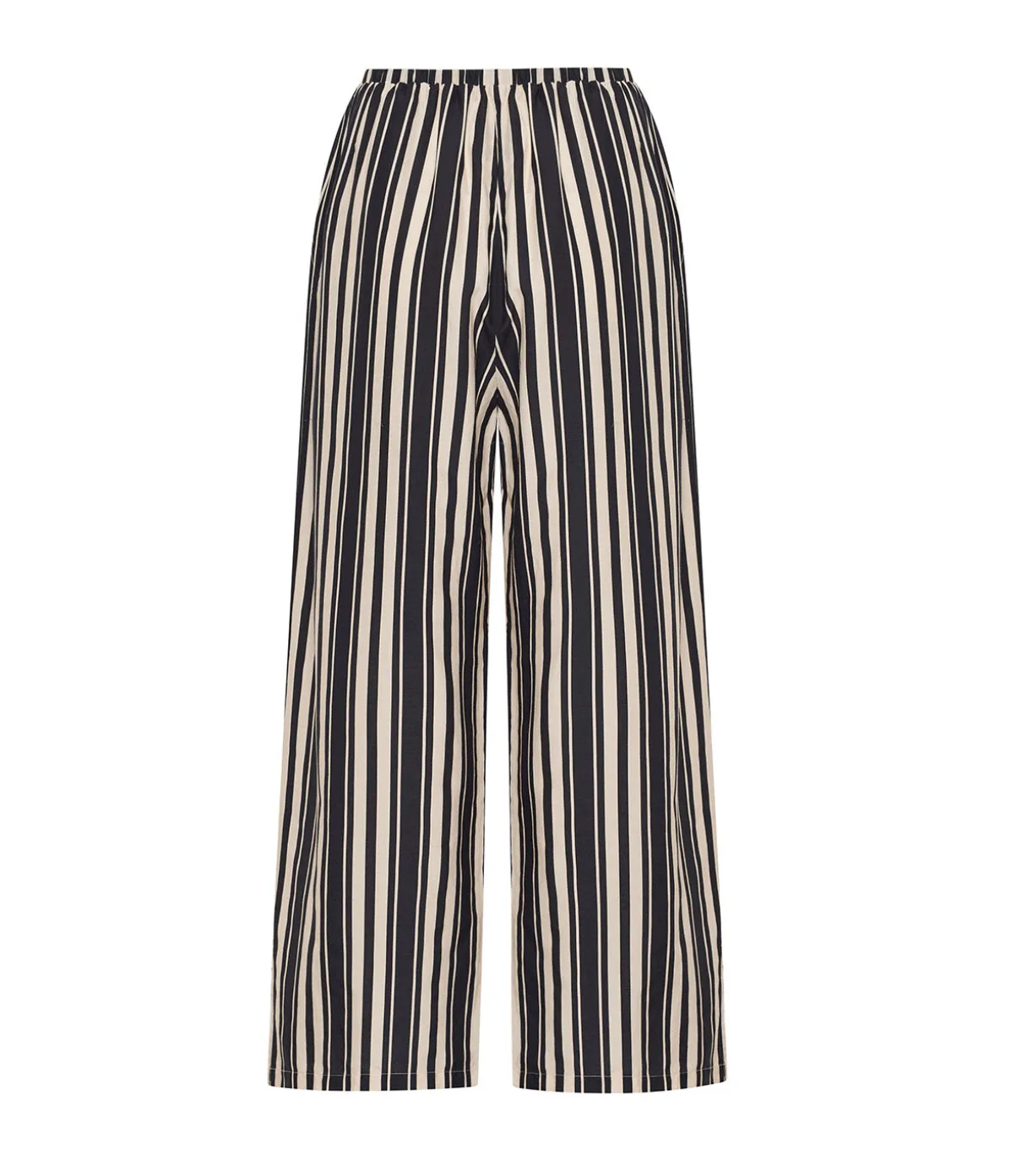 Giulia Silk Blend Pant In Cinque Stripe