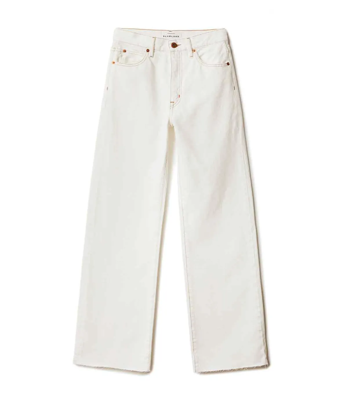 Grace High Rise Wide Leg In Natural White