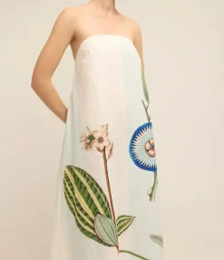 Grand Floral Gown In Multi