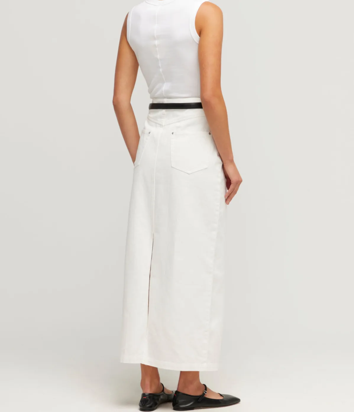 Harvey Skirt In Vintage White
