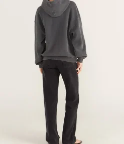 Harvey Sweatshirt In Washed Black