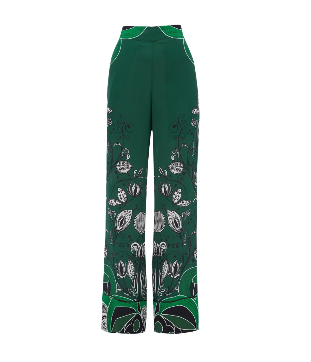 Havana Crepe Trouser In Enchantress Emerald