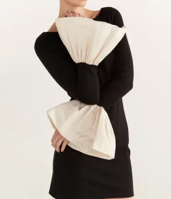 Hawthorne Dress In Black And Ivory