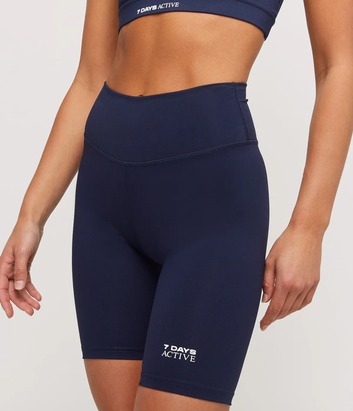 Heavy Bike Shorts In Navy