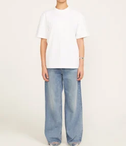 Heavy Cotton Heart T-shirt In Bright White