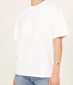 Heavy Cotton Heart T-shirt In Bright White
