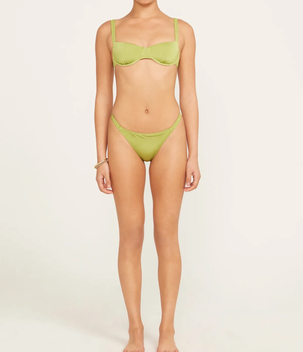 Holiday Balconette Bikini Top In Pistachio