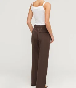 Hoys Straight Pant In Mulch