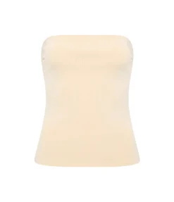Illi Strapless Top In Buttermilk