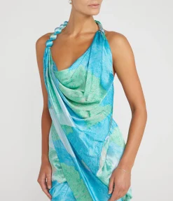 Iluka Sleeveless Dress In Landscape