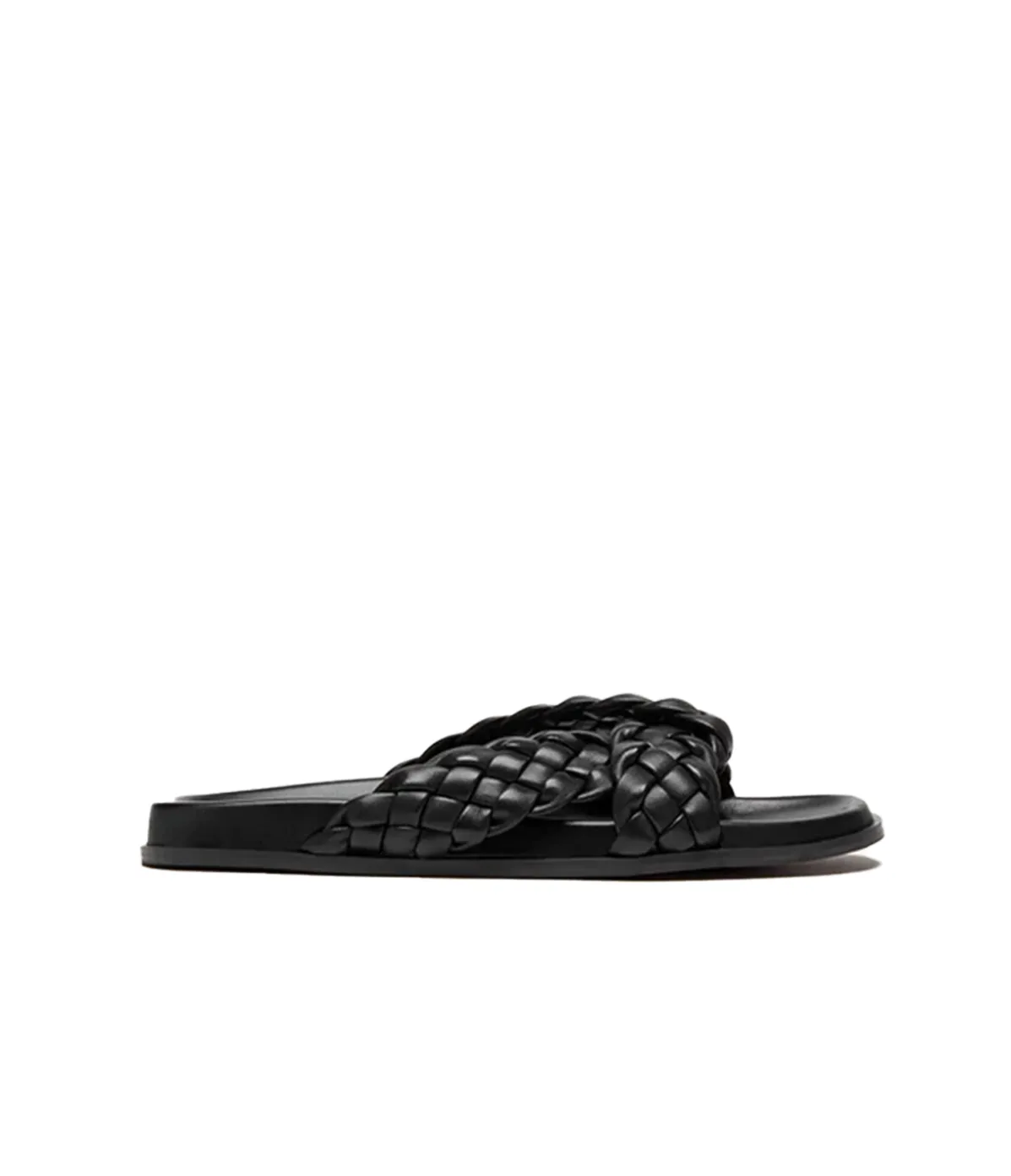 Ina Knotted Slide In Black