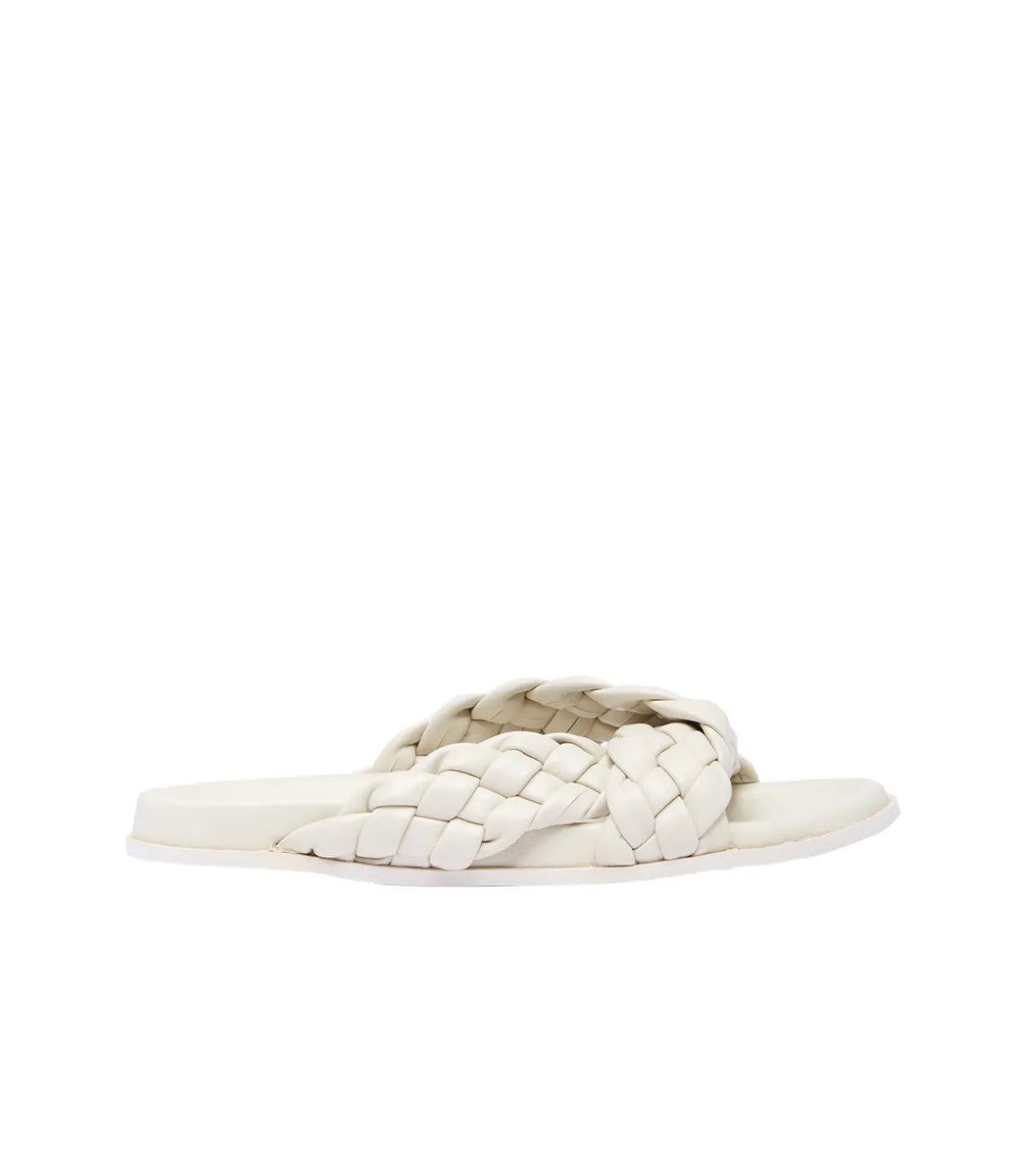 Ina Knotted Slide In Crema