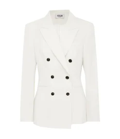 Jacqueline Wool Blazer In Snow