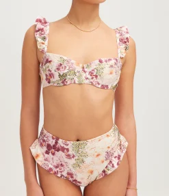 Jengibre Bikini Bottom In Florecer