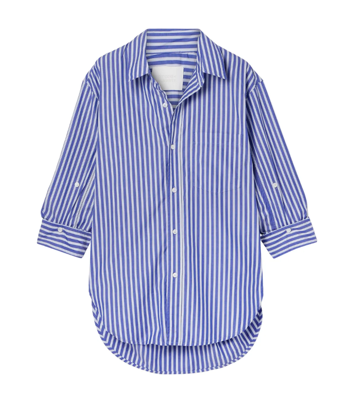 Kayla Shirt In Navy Stripe