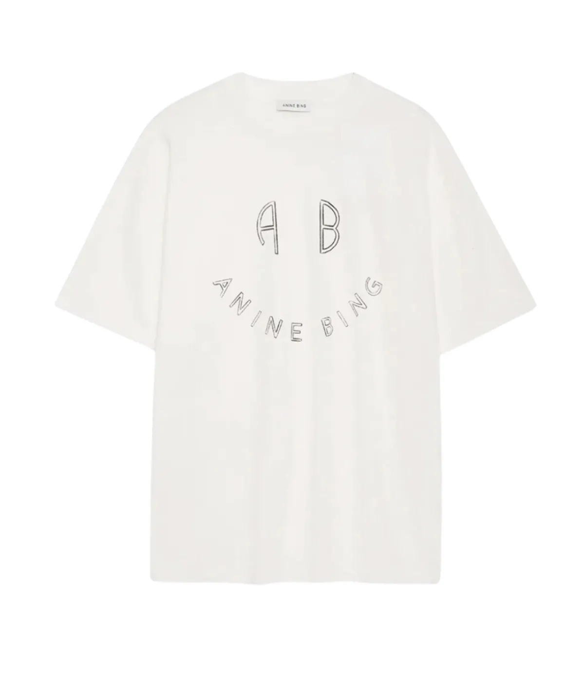 Kent Smiley Tee In Ivory