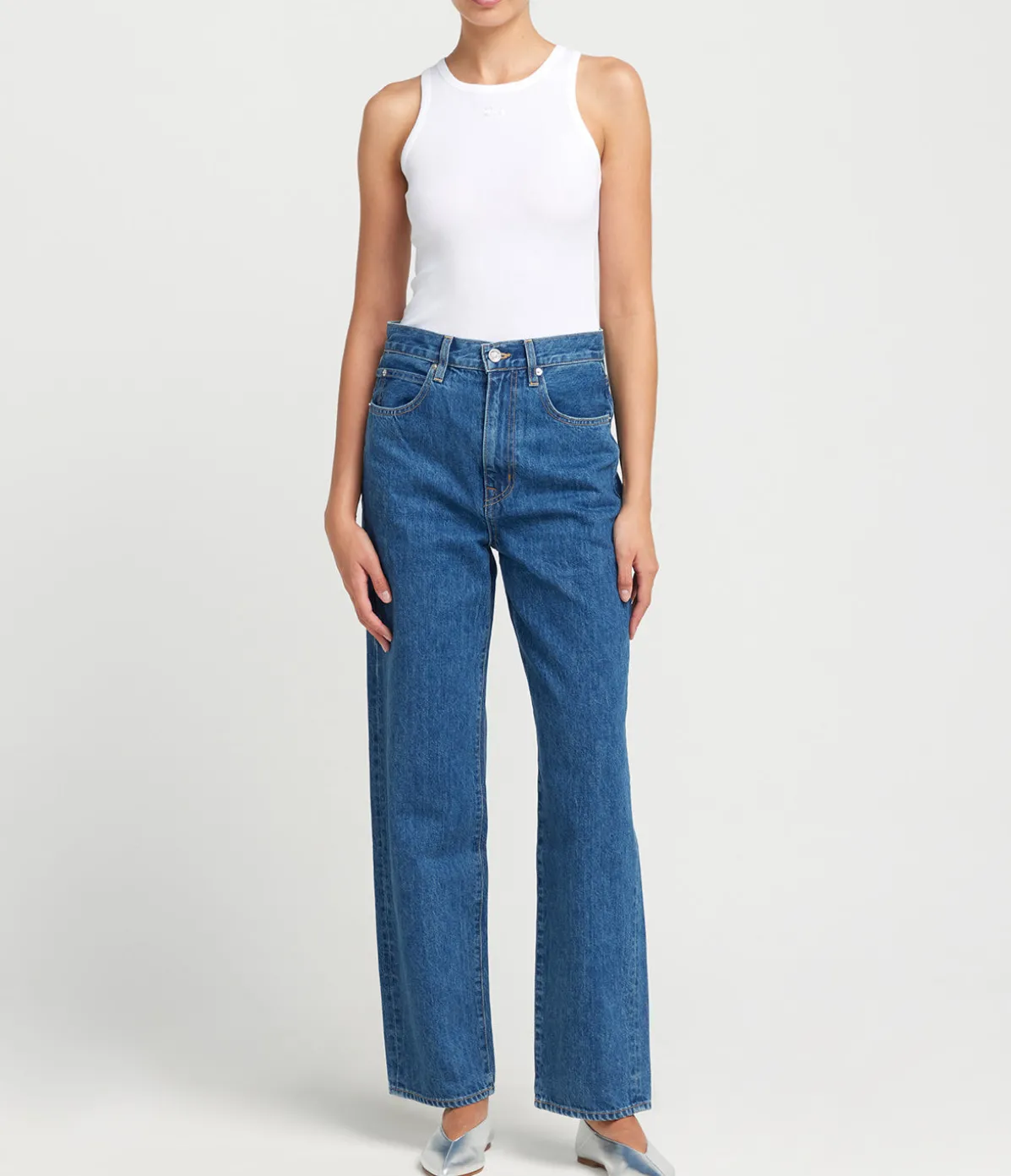 Koko High Rise Straight Jean In Claremont