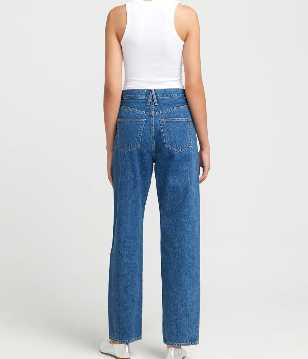 Koko High Rise Straight Jean In Claremont