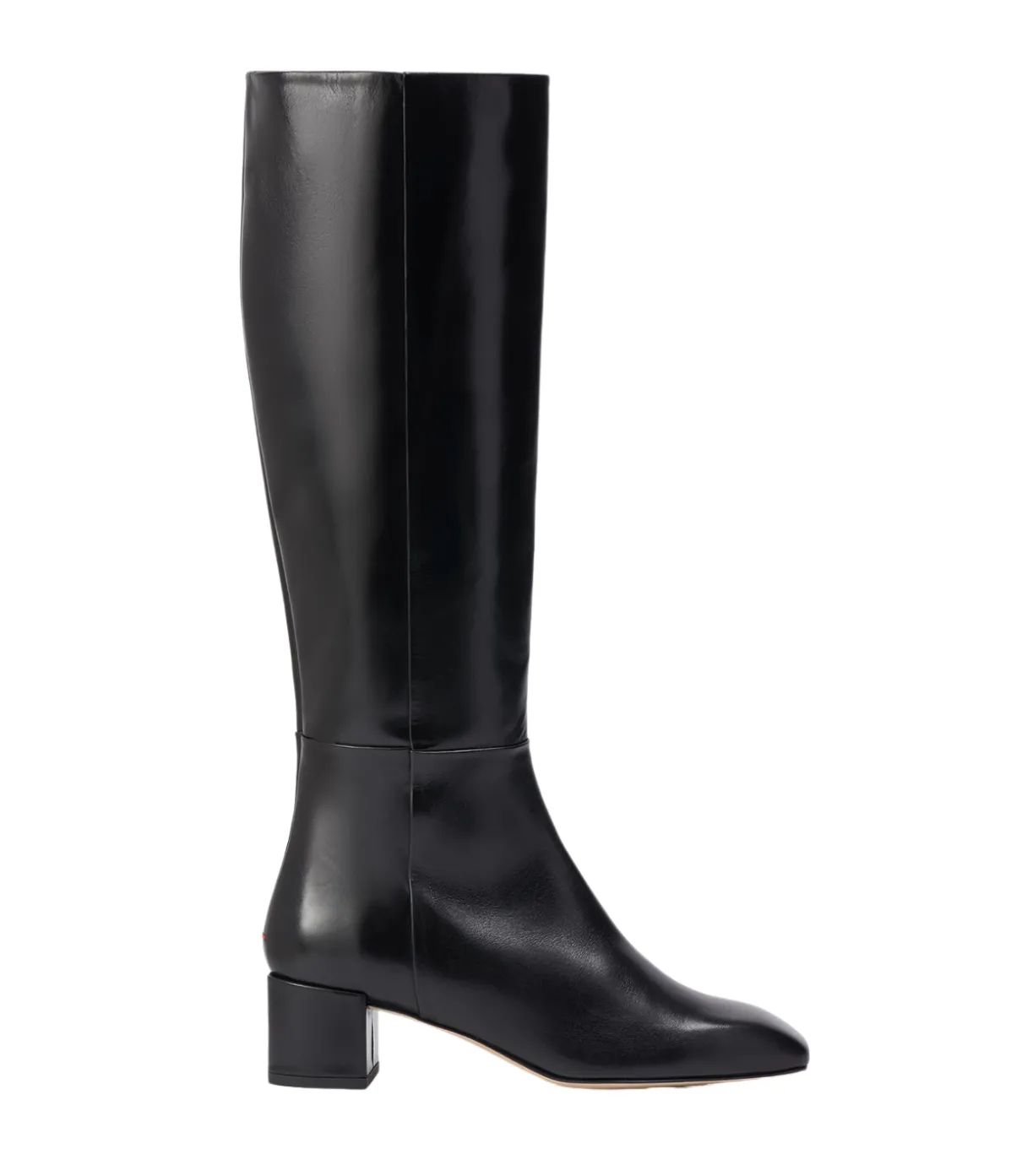 Laura Calf Leather Boot In Black