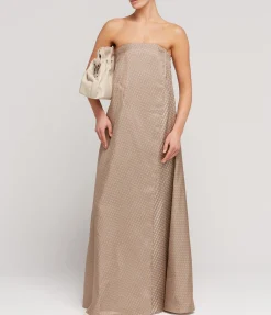 Linka Silk Wrap Maxi Dress In Duo Linka