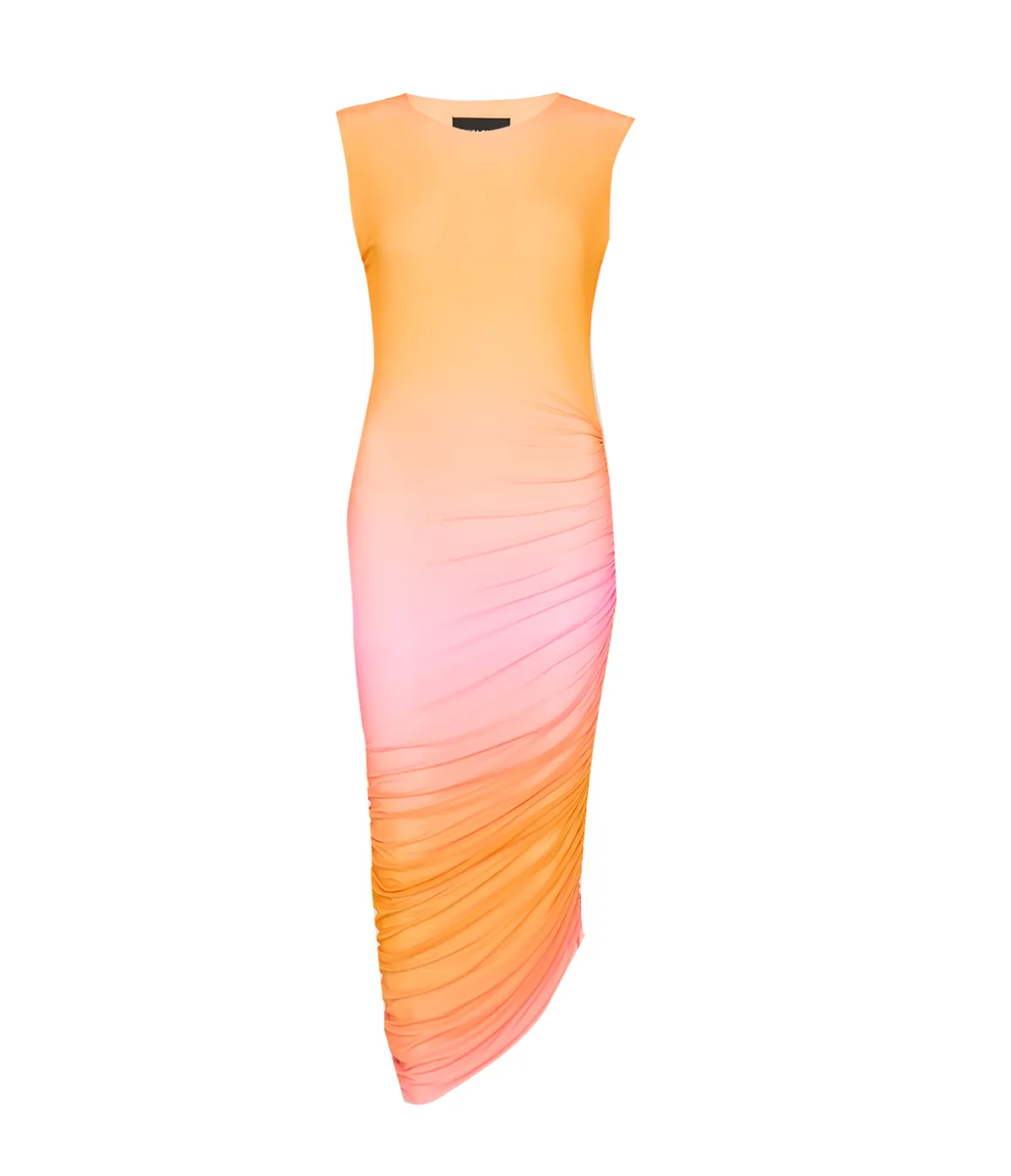 Long Heatwave Mesh Dress In Fianchetto