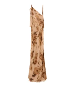 Lori Slip Dress In Hazelnut