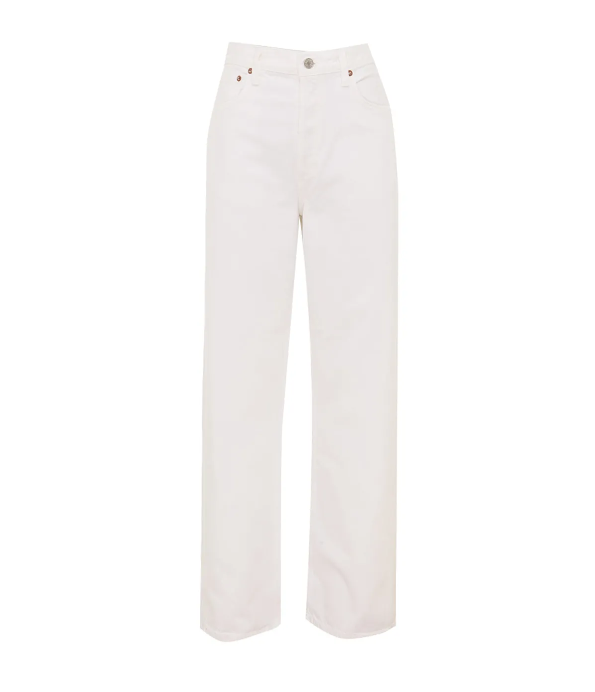 Low Slung Baggy Jean In Milkshake