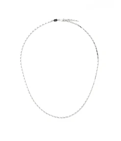 Lucy Williams X Missoma Textured Link Chain Necklace In Silver