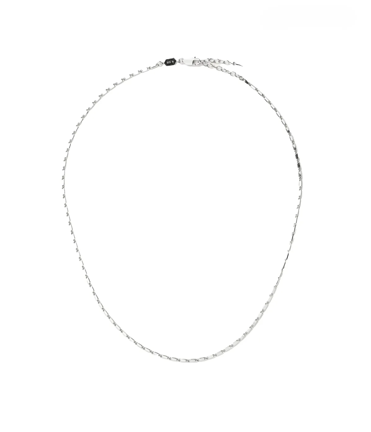 Lucy Williams X Missoma Textured Link Chain Necklace In Silver
