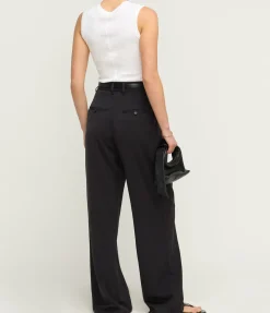 Luisa High Waisted Pant In Black