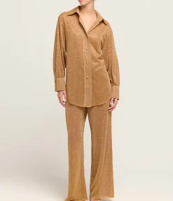 Lumiere Long Sleeve Shirt In Toffee