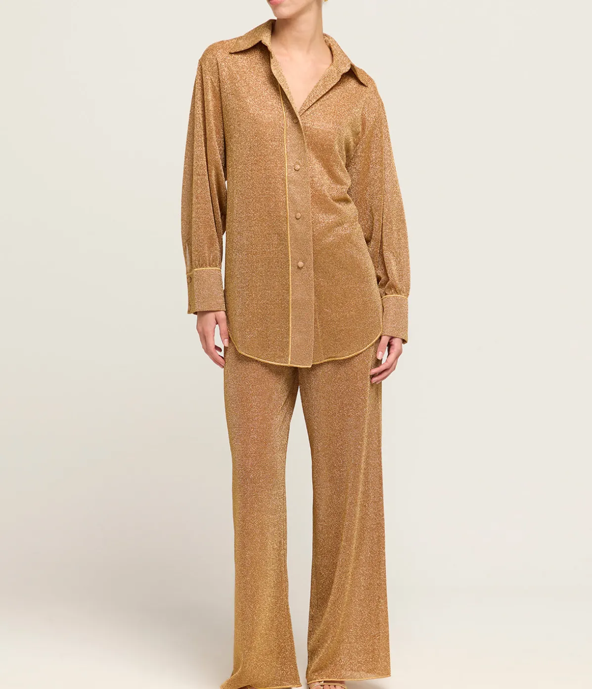 Lumiere Long Sleeve Shirt In Toffee