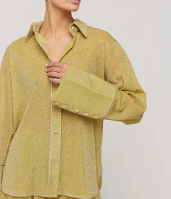 Lumiere Long Sleeve Shirt In Citron