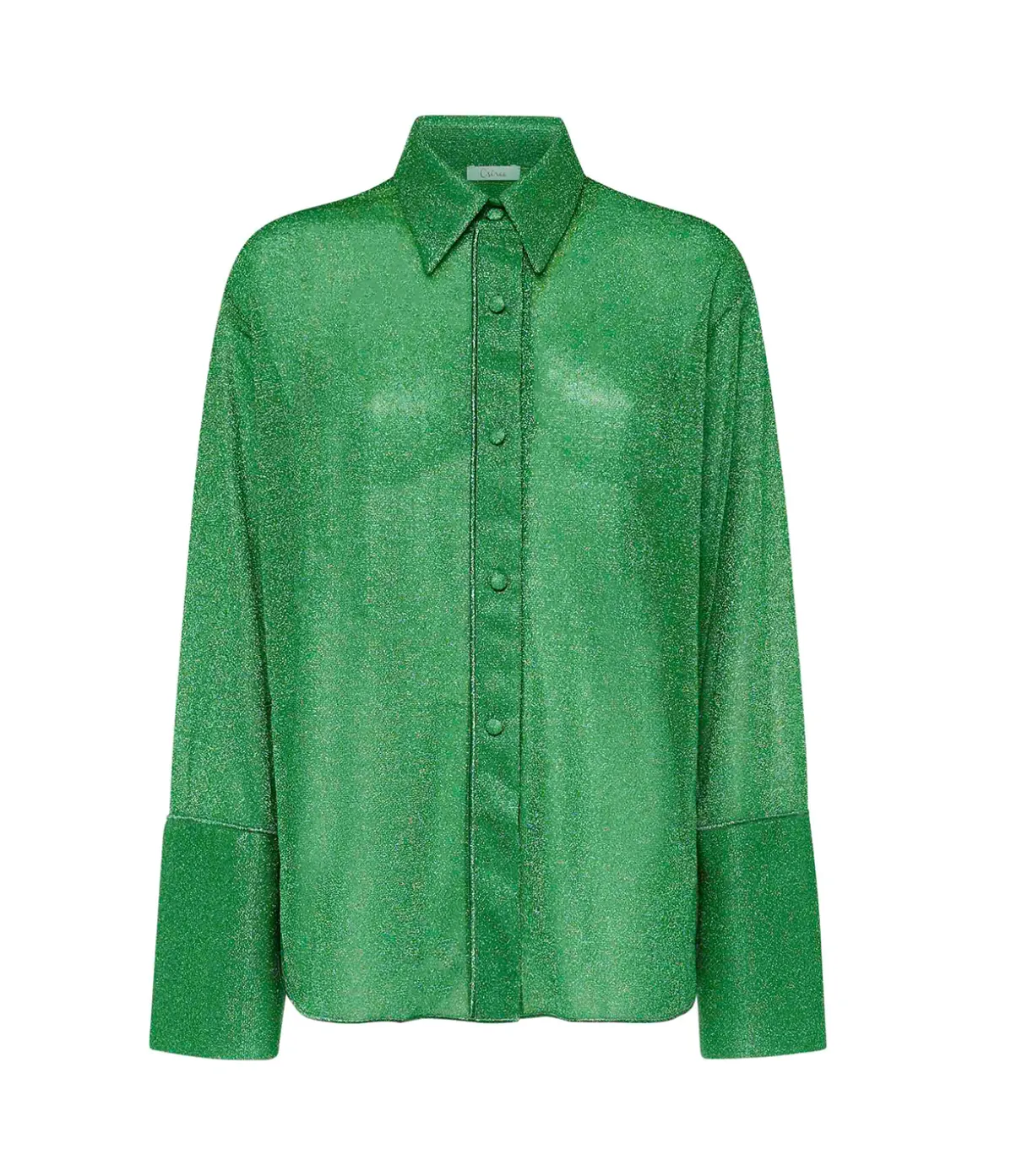 Lumiere Long Sleeve Shirt In Emerald Green