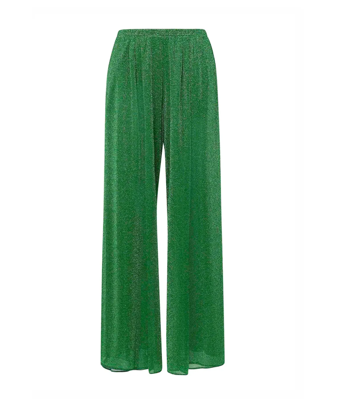 Lumiere Wide Leg Pants In Emerald Green