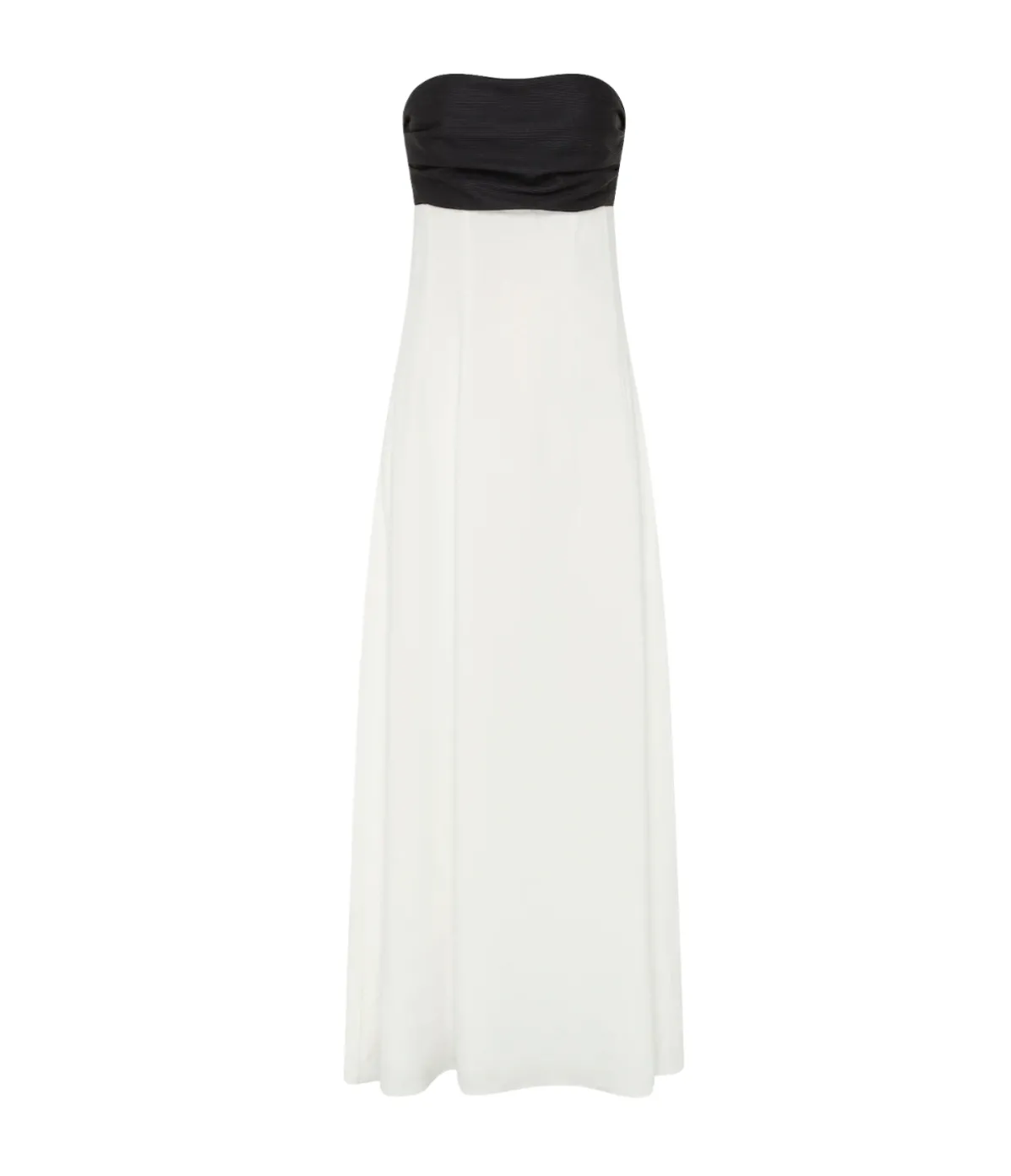 Marcia Maxi Linen Dress In Ivory