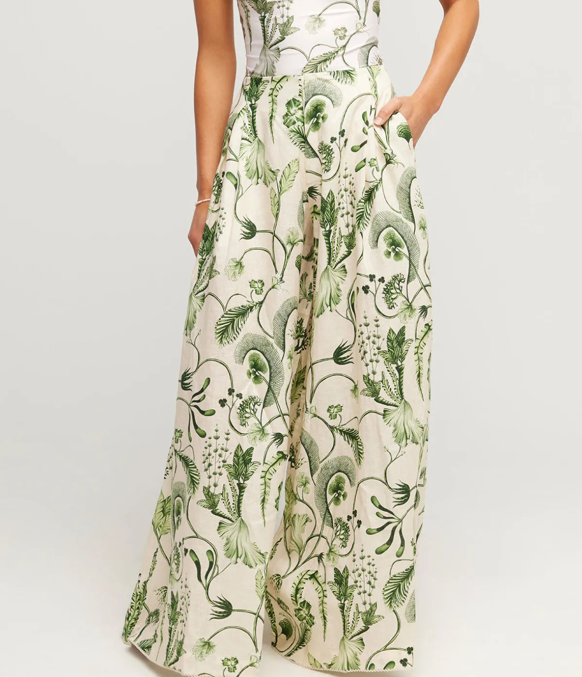 Marea Wide Leg Pants In Habitat