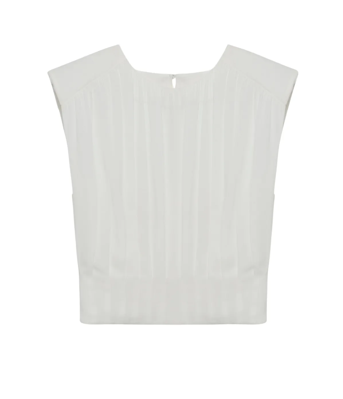Matilda Crop Top In Ivory
