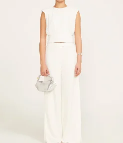 Matilda Crop Top In Ivory