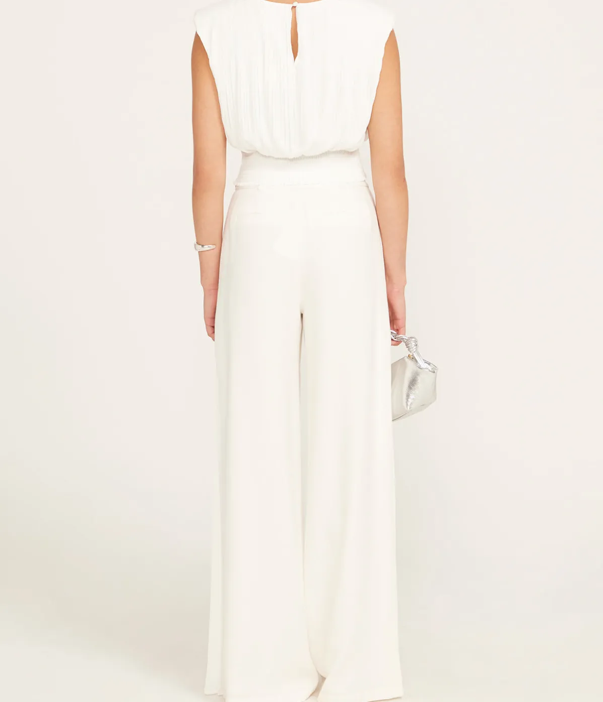 Matilda Crop Top In Ivory